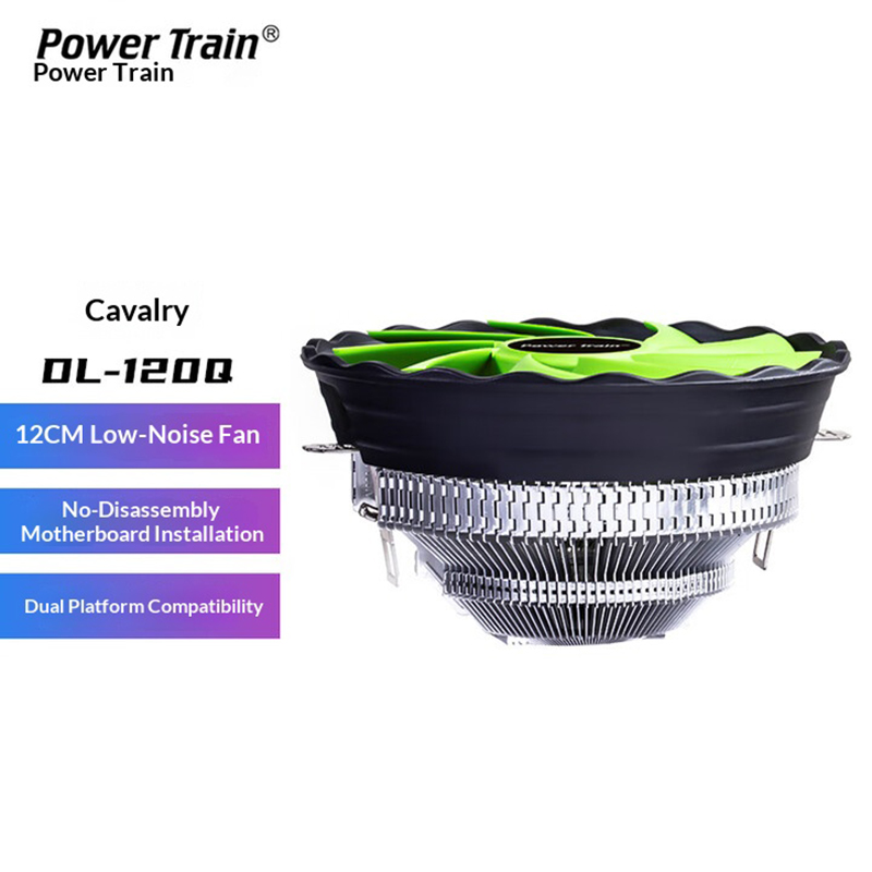 Cpu Heatsink - Pendingin CPU Bertenaga PowerTrain Armored DL120Q