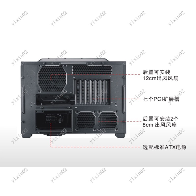 Casing Komputer Motherboard AT - Case Fan ulasan dan harga