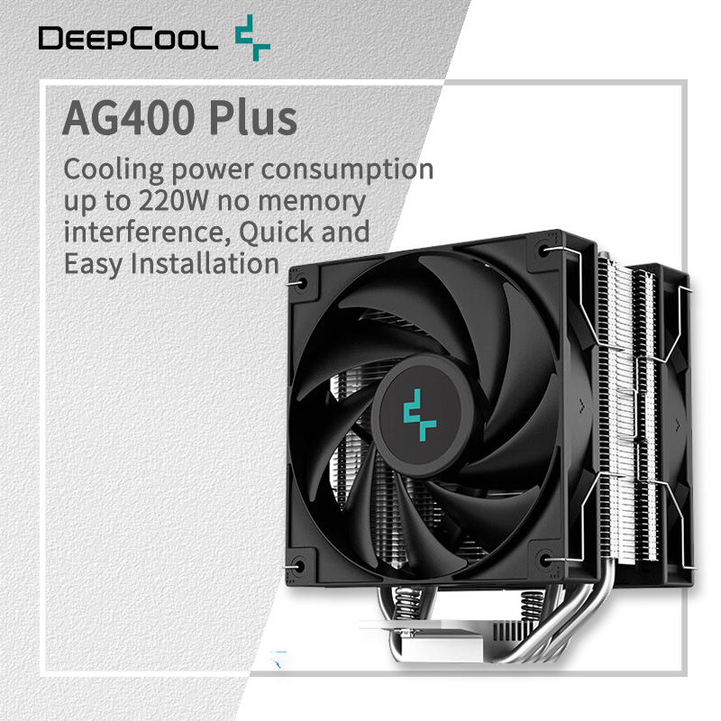 DEEPCOOL AG400 kipas ganda, 4  - Air Cooler Cpu ulasan dan harga