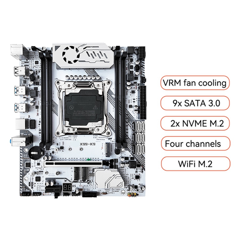 ● Papan Induk X99 K9 LGA 2011- - Cpu Fan ulasan dan harga