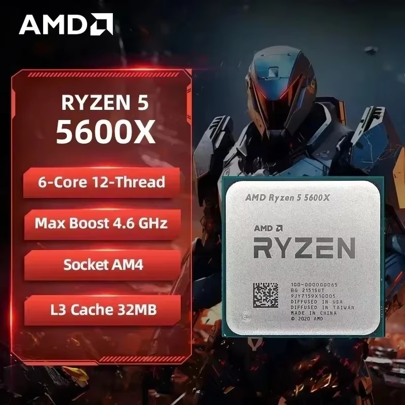 AMD Ryzen 5 5600X 3,7GHz, 6 in - Cpu Cooler ulasan dan harga