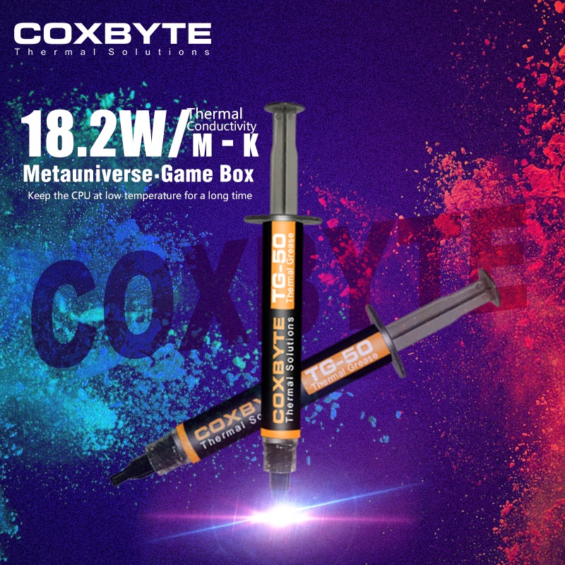 18.2W/mK Coxbyte TG-50 Thermal - Thermal Paste ulasan dan harga