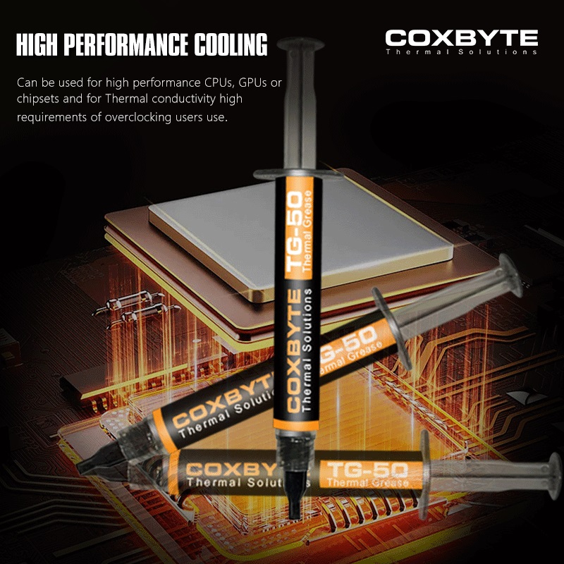 18.2W/mK Coxbyte TG-50 Thermal - Thermal Paste ulasan dan harga