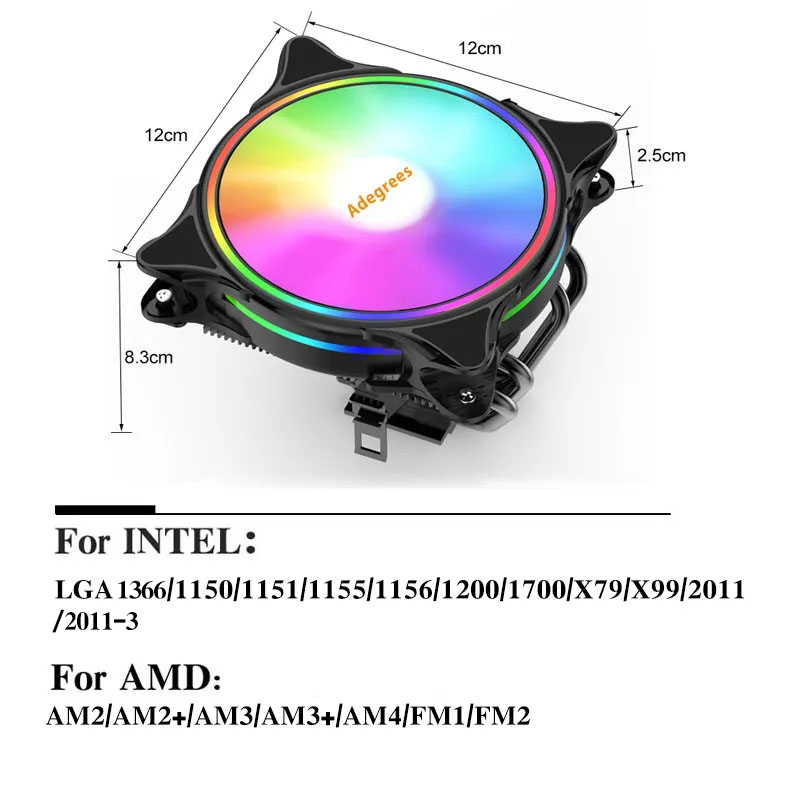 Pendingin Udara CPU X99 3Pin/4 - Cpu Heatsink ulasan dan harga