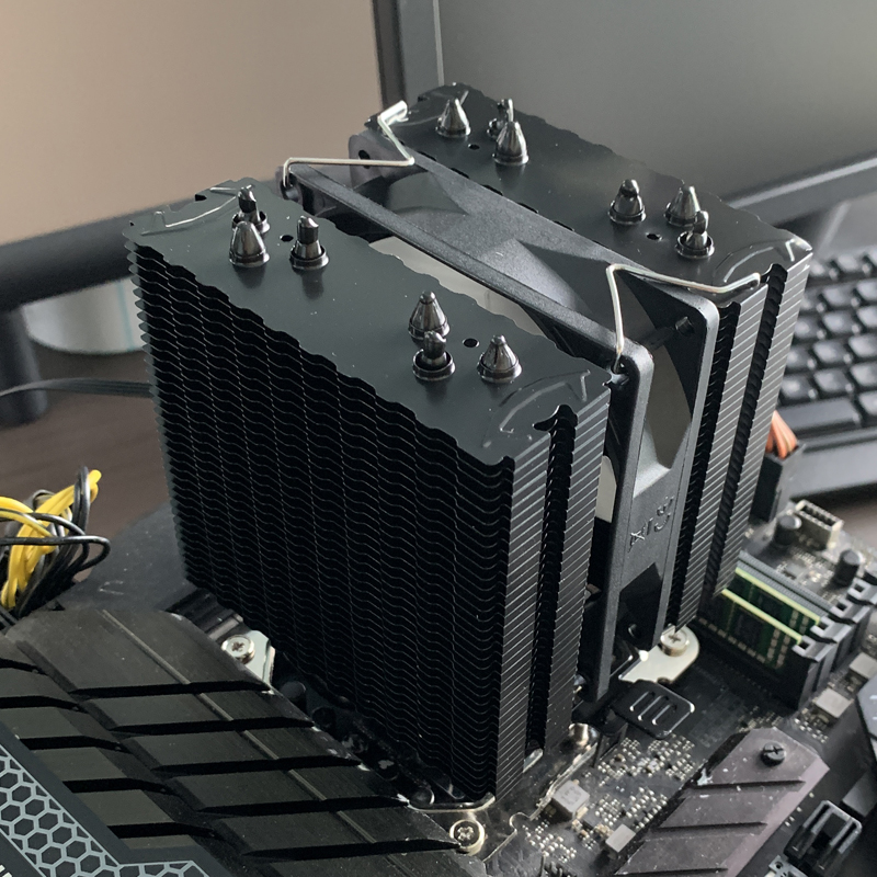 Pendingin Udara CPU 6 Heat Pip - Air Cooler Cpu ulasan dan harga