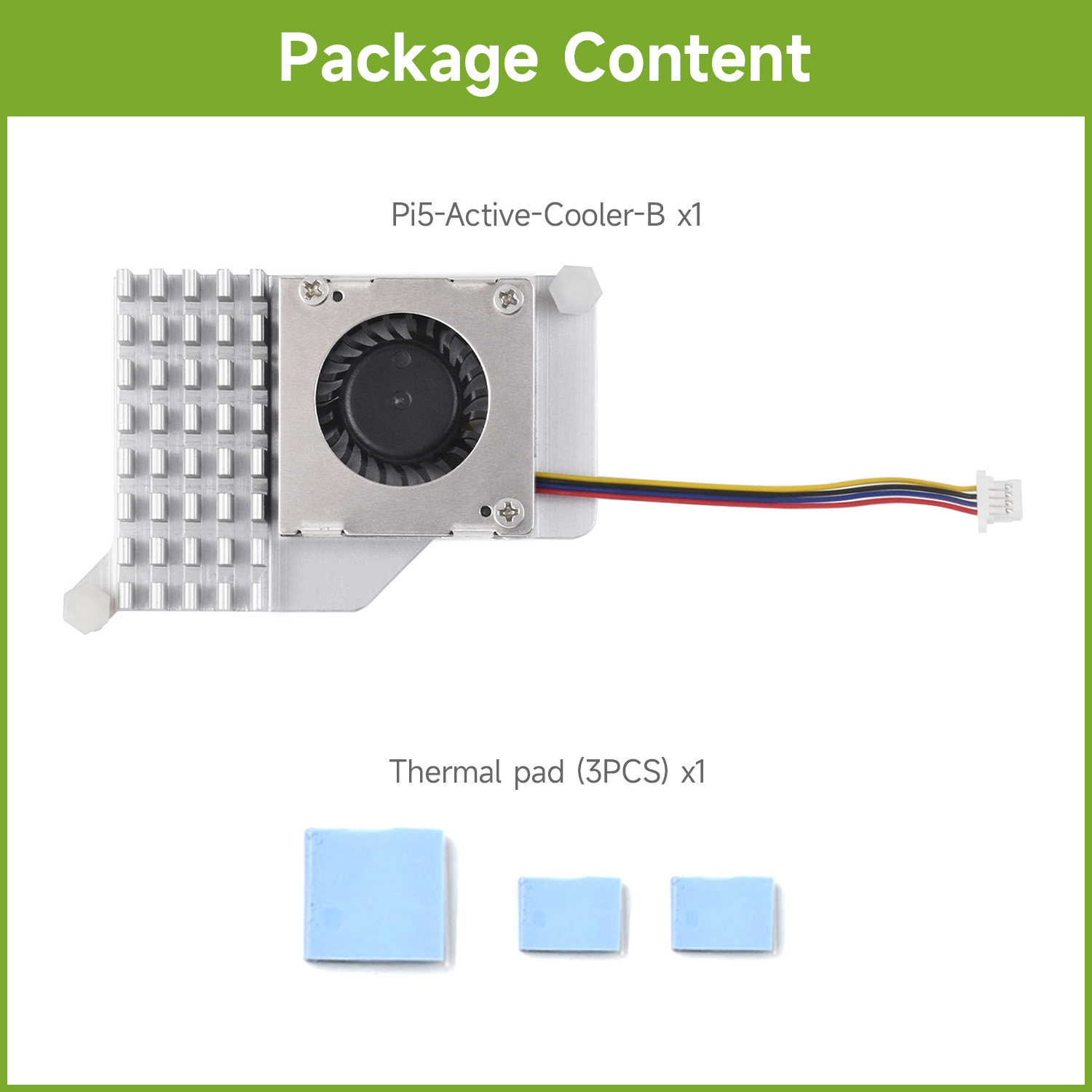 Pendingin Aktif Waveshare (B)  - Heatsink ulasan dan harga