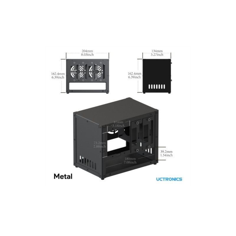 UCTRONICS Raspberry Pi Cluster - Case Fan ulasan dan harga