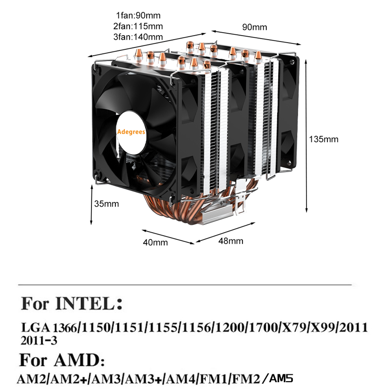 Pendingin CPU dengan 6 Pipa Pa - Cpu Heatsink ulasan dan harga